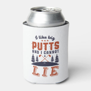 Rafraîchisseur Pour Canette Funny Golf Golfers J'Aime Big Putts Golf Humour