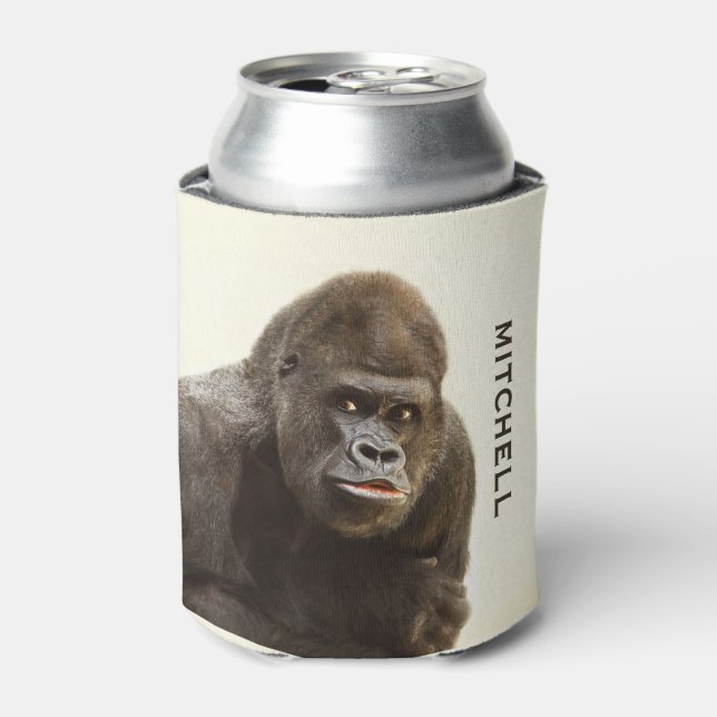 Rafraîchisseur Pour Canette Funny Gorilla coutume peut refroidir (Can devant)