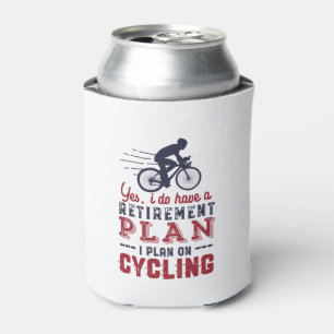 Rafraîchisseur Pour Canette Funny Retraité cycliste Plan de retraite Vélo à vé