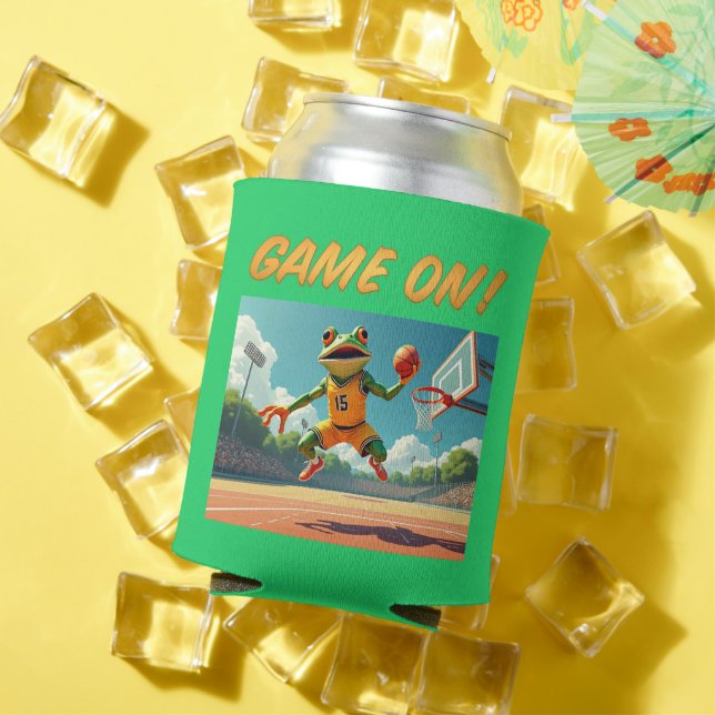 Rafraîchisseur Pour Canette Game On Basketball Frog peut refroidir (Été in situ)