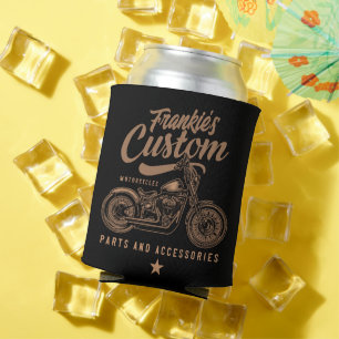 Rafraîchisseur Pour Canette Garage de moto personnalisé pour motard Bobber