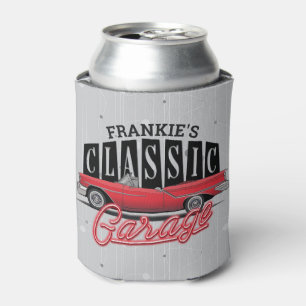 Rafraîchisseur Pour Canette Garage de voiture classique personnalisé Faux Néon