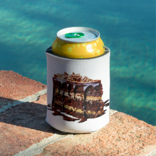 Rafraîchisseur Pour Canette Gâteau au chocolat multi-couches indulgent de Slip