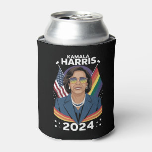 Rafraîchisseur Pour Canette Gay pride Kamala Harris 2024 Vice-président LGBTQ+