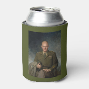 Rafraîchisseur Pour Canette Général Dwight Eisenhower Portrait peint 5 étoiles