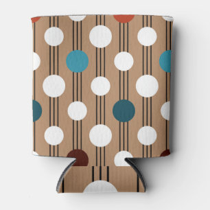 Rafraîchisseur Pour Canette Géométrie vintage : Motif circulaire Art.