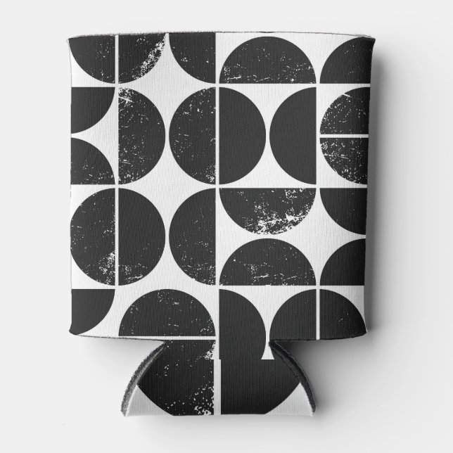 Rafraîchisseur Pour Canette Géométrique minimaliste : Semicules scandinaves. (Devant)