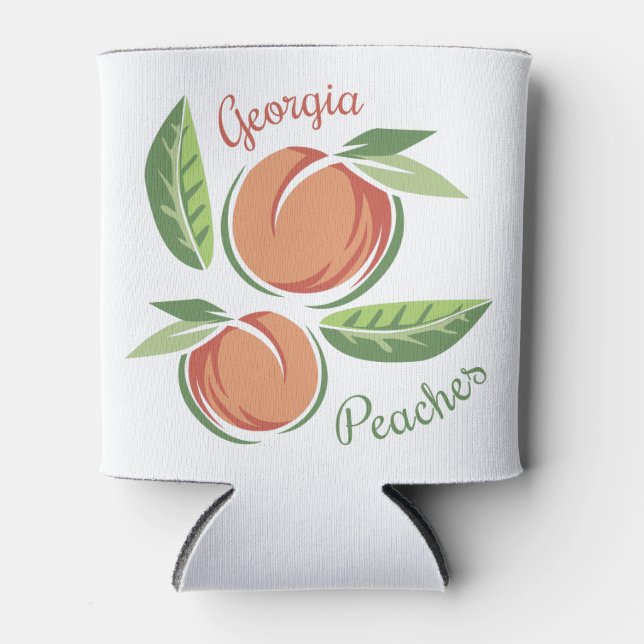 Rafraîchisseur Pour Canette Georgia Peaches (Devant)
