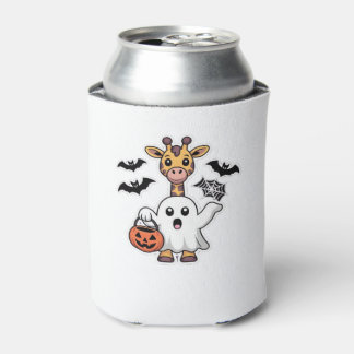 Rafraîchisseur Pour Canette Girafe fantôme mignonne � Costume amusant d'Hallow