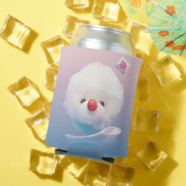 Rafraîchisseur Pour Canette Glace raclée chiot : Dessert d'été au Bichon souri (Été in situ)
