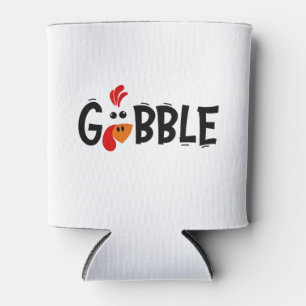 Rafraîchisseur Pour Canette Gobble Funny Thanksgiving Turquie fête