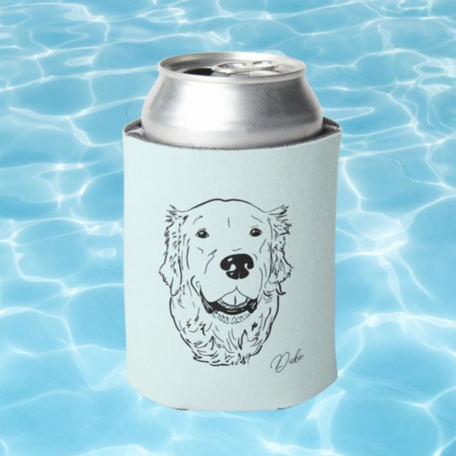 Rafraîchisseur Pour Canette Golden Retriever Peut Se Rafraîchir. (Créateur téléchargé)