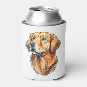 Rafraîchisseur Pour Canette Golden Retriever Portrait Classic T-shirt