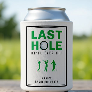 Rafraîchisseur Pour Canette Golf Bachelor Party Dernier Trou qu'il va jamais f