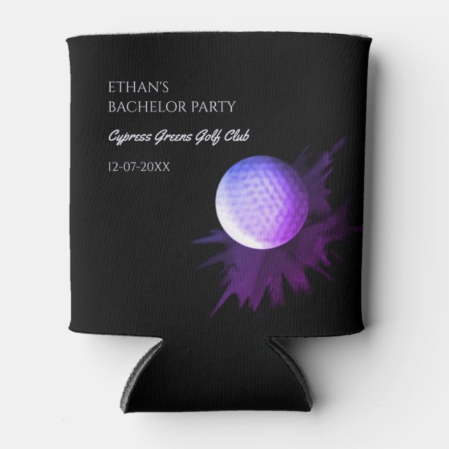 Rafraîchisseur Pour Canette Golf Bachelor Party - Golf trip Classic Golfer (Devant)