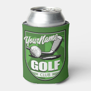 Rafraîchisseur Pour Canette Golf Club NAME Pro Golfer Player Personnalisé