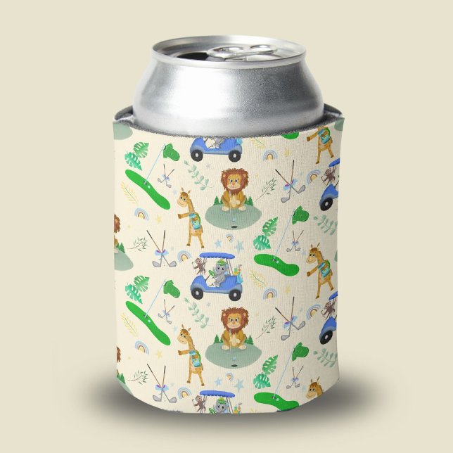 Rafraîchisseur Pour Canette Golf Jungle Animaux Baby Personnaliser (Créateur téléchargé)