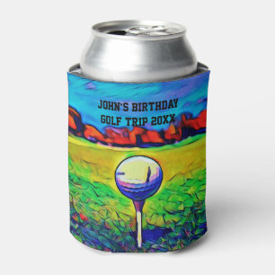 Rafraîchisseur Pour Canette Golf sur mesure Hommes Anniversaire Favors Golf Tr