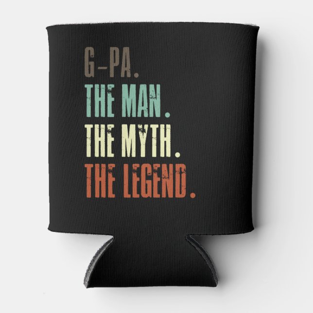 Rafraîchisseur Pour Canette Gpa The Man The Myth Legend Father (Devant)