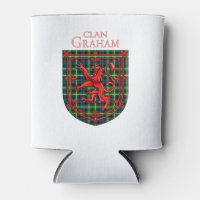 Graham Tartan Scottish Plaid Lion Rampant