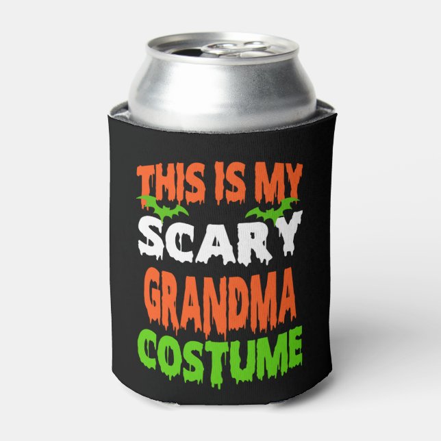 Rafraîchisseur Pour Canette Grand-mère - CRAINTE COSTUME HALLOWEEN (Can devant)