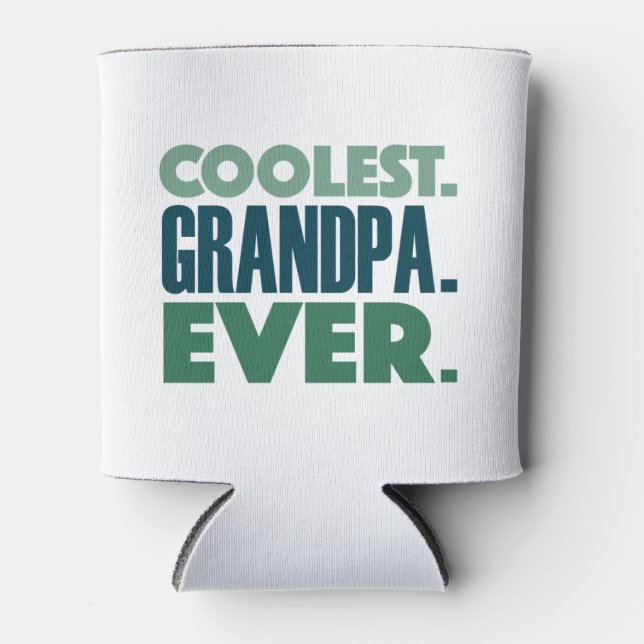 Rafraîchisseur Pour Canette Grand-père le plus frais jamais peut refroidir (Devant)