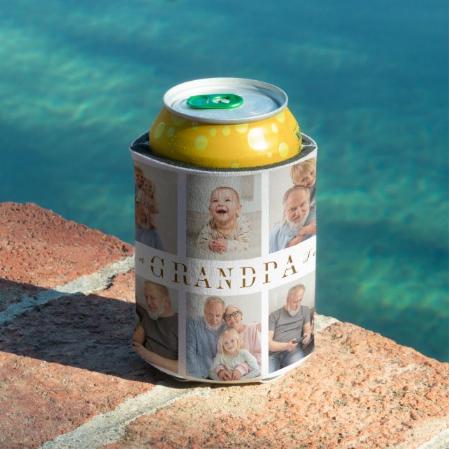 Rafraîchisseur Pour Canette Grand-père personnalisé peut refroidir (Piscine in situ)