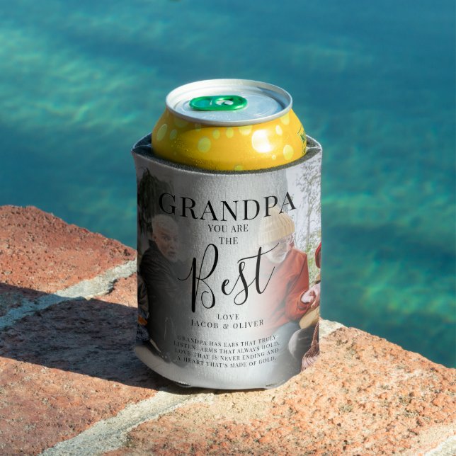 Rafraîchisseur Pour Canette 'GRANDPA' vous êtes le meilleur garde de photos (Piscine in situ)