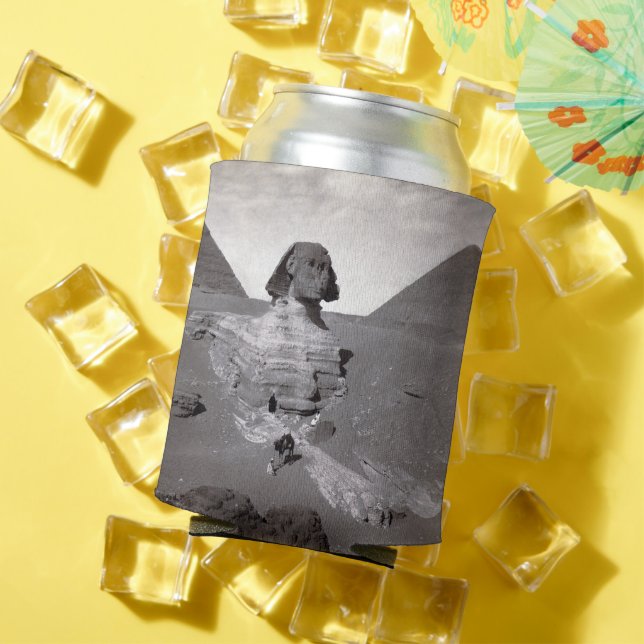 Rafraîchisseur Pour Canette Great Sphinx & Gizeh Pyramides Necropolis Egypte (Été in situ)