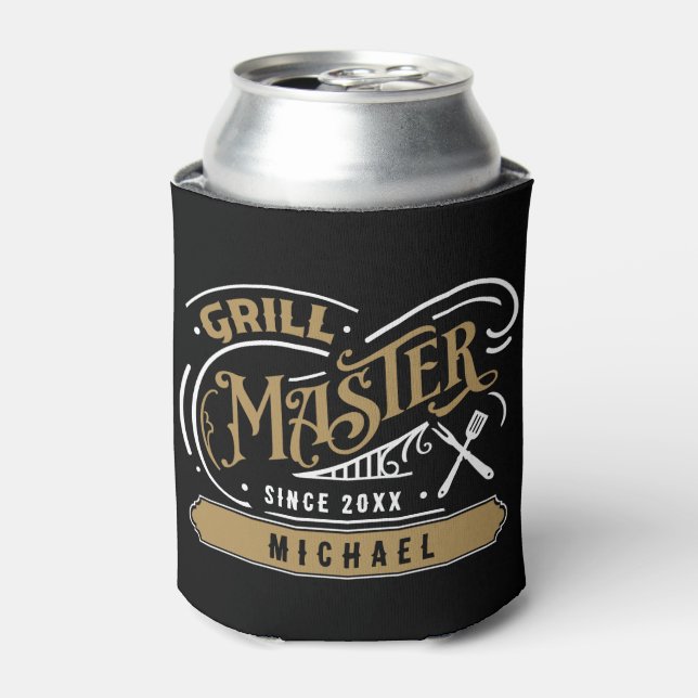 Rafraîchisseur Pour Canette Grill Master personnalisé (Can devant)