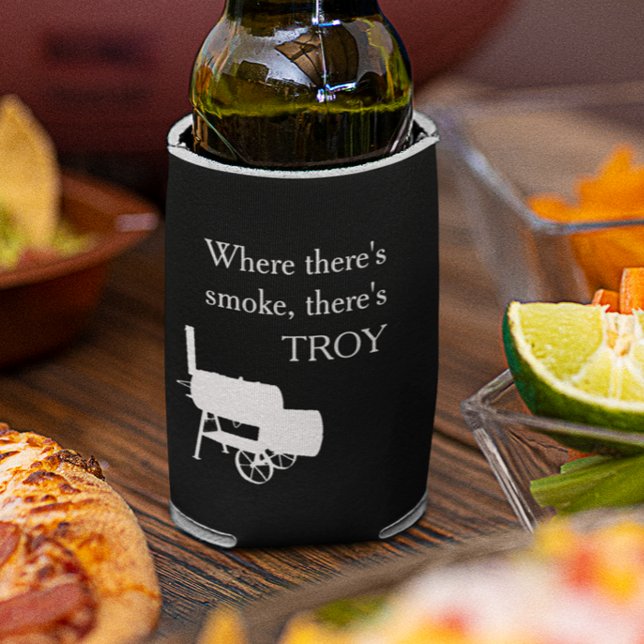 Rafraîchisseur Pour Canette Grill Smoker BBQ Cook cadeau personnalisé (Créateur téléchargé)
