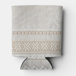 Rafraîchisseur Pour Canette Grille de broderie Texture Arrière - plan