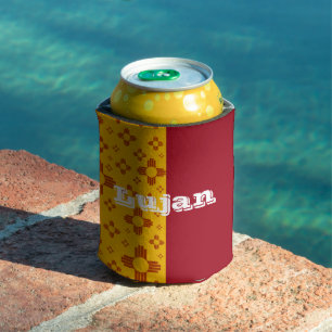 Rafraîchisseur Pour Canette Grilles verticales Zia Soleil Rouge Jaune Nouveau-