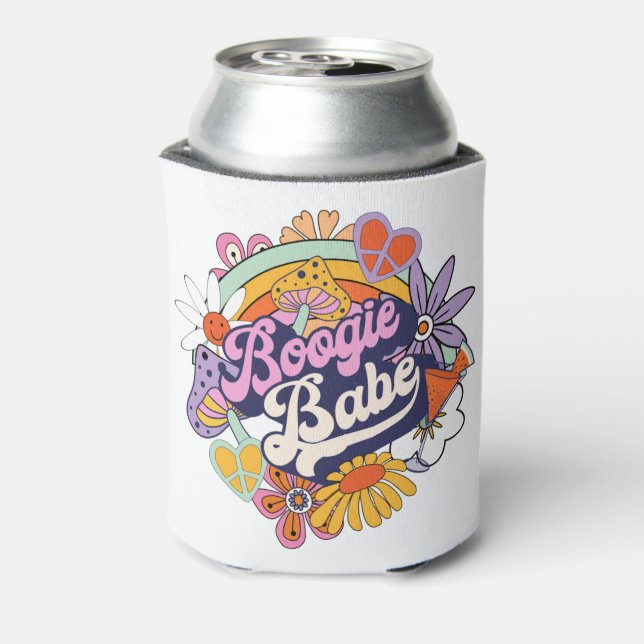 Rafraîchisseur Pour Canette Groovy années 70 Bachelorette Boogie Babe ID929 (Can Dos)