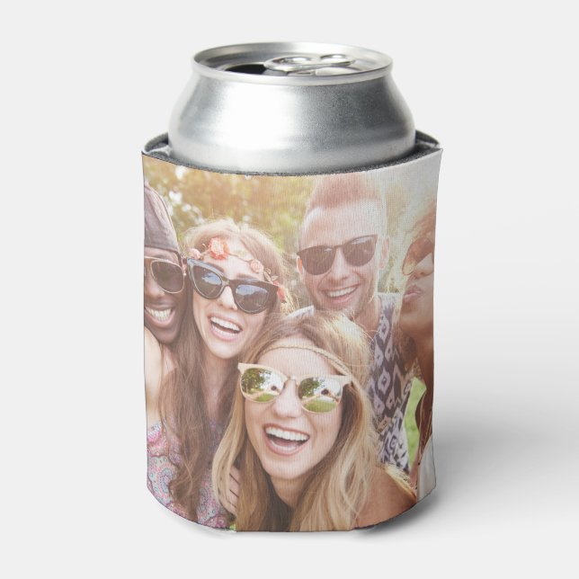 Rafraîchisseur Pour Canette Groupe d'amis photo personnalisée amusant (Can devant)