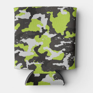 Rafraîchisseur Pour Canette Grunge Camouflage Arrière - plan Vintage
