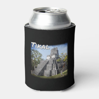 Rafraîchisseur Pour Canette Guatemala Tikal Ruines Temple