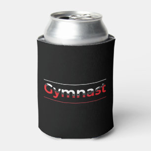 Rafraîchisseur Pour Canette Gymnaste - Mot minimaliste moderne de gymnastique