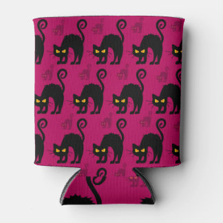 Rafraîchisseur Pour Canette Halloween Chat : Abstrait Motif sans couture