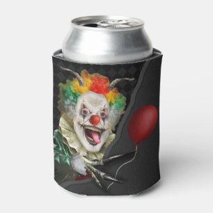 Rafraîchisseur Pour Canette Halloween Déplaisant Clown Scary Circus Monogramme