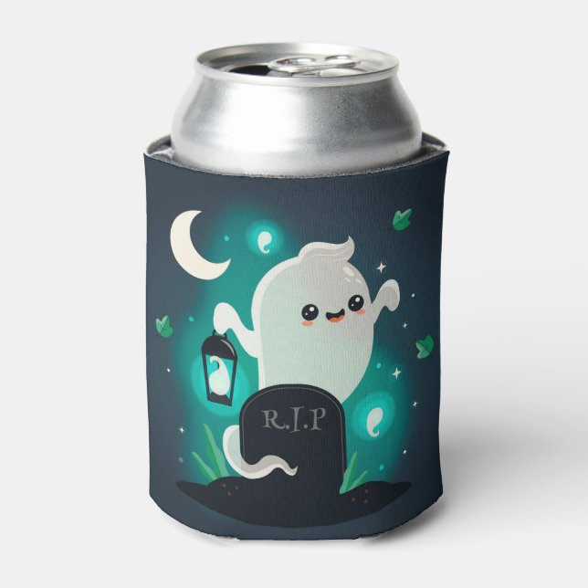 Rafraîchisseur Pour Canette Halloween Ghost Can Cooler (Can devant)