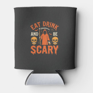 Rafraîchisseur Pour Canette Halloween Manger Boire Être Effrayant Faucheur Con