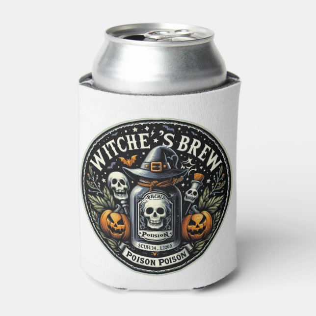 Rafraîchisseur Pour Canette Halloween Poison sorcières brasser (Can devant)