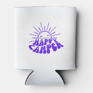 Rafraîchisseur Pour Canette Happy Camper sur un