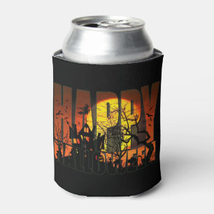 Rafraîchisseur Pour Canette Happy Halloween Haunted House