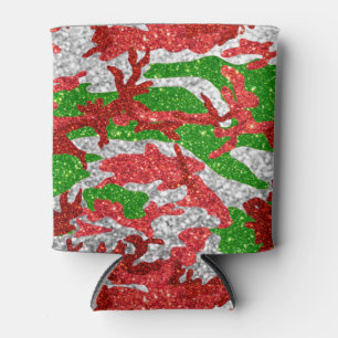 Rafraîchisseur Pour Canette Haus De Camo Motif Silver Xmas