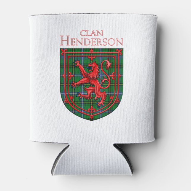 Rafraîchisseur Pour Canette Henderson Tartan Scottish Plaid Lion Rampant (Devant)
