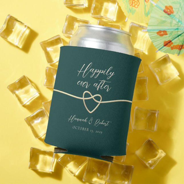 Rafraîchisseur Pour Canette Heureux toujours après Mariage (Été in situ)