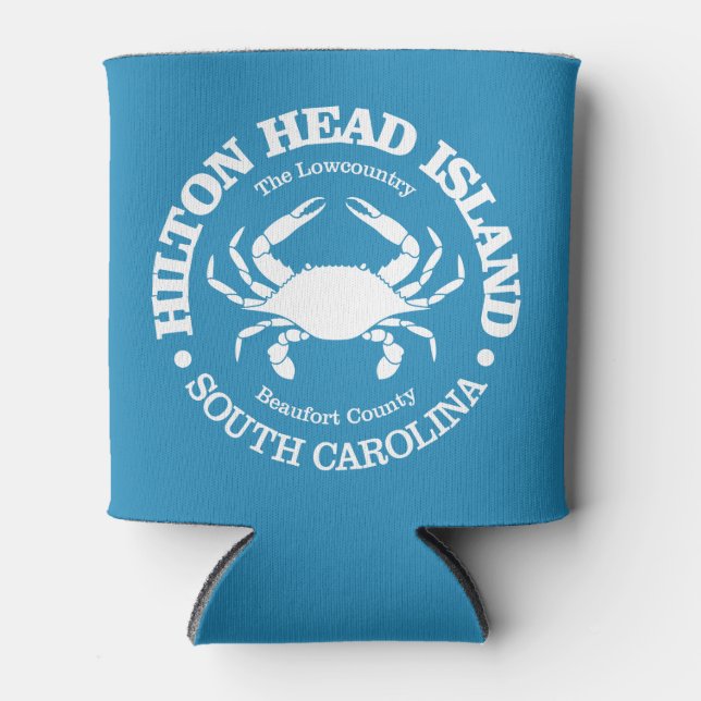 Rafraîchisseur Pour Canette Hilton Head Island (crabe) (Devant)