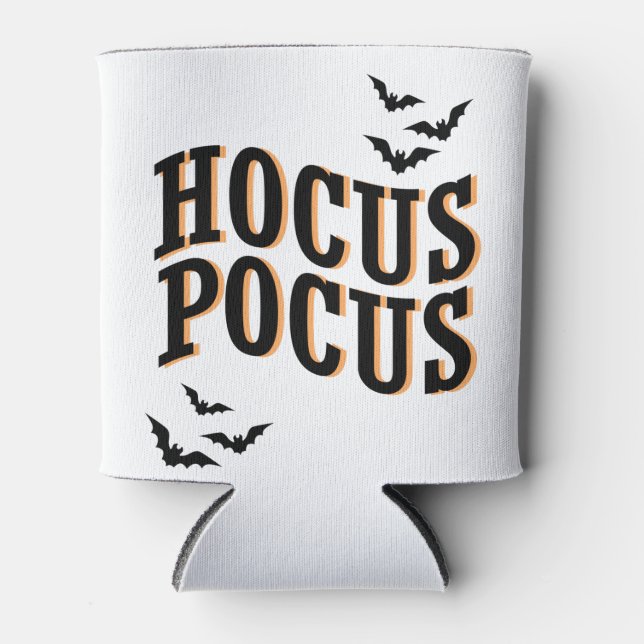 Rafraîchisseur Pour Canette Hocus Pocus Éffrayant mignonne sorcières Halloween (Devant)